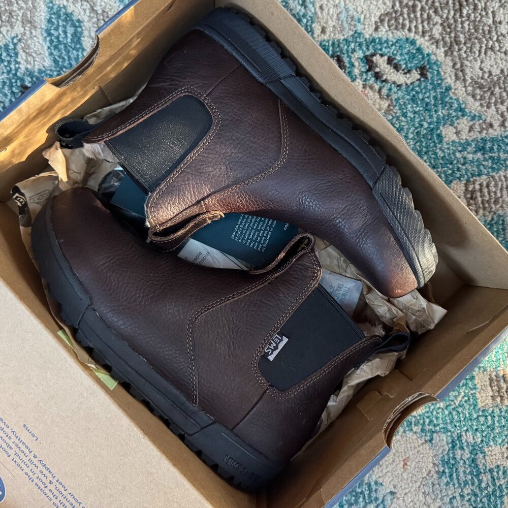 Lems Women's Chelsea Boot Tuff Waterproof Size 9